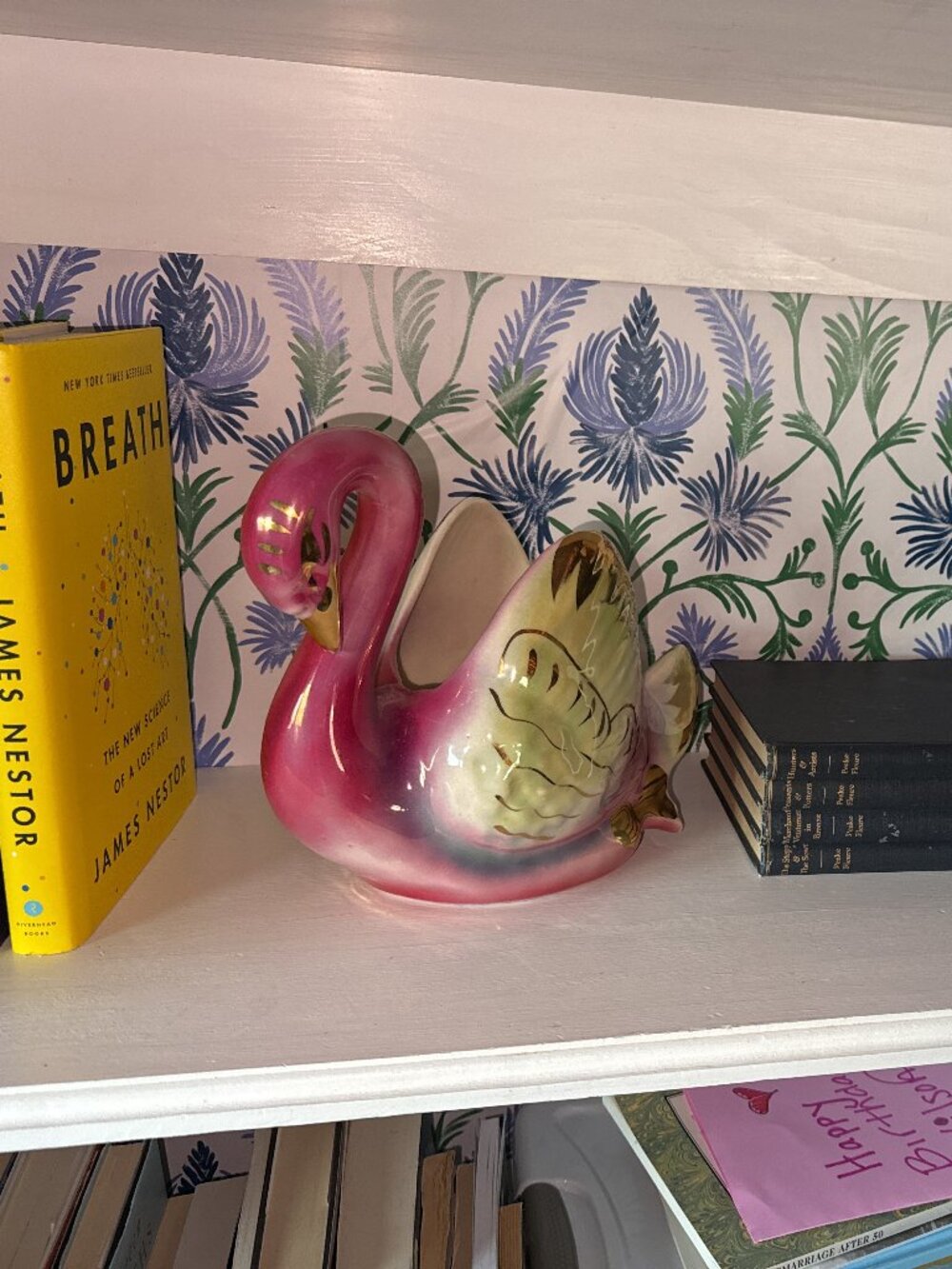 Vintage 1950’s Ceramic Swan Planter - Picture 7 of 7